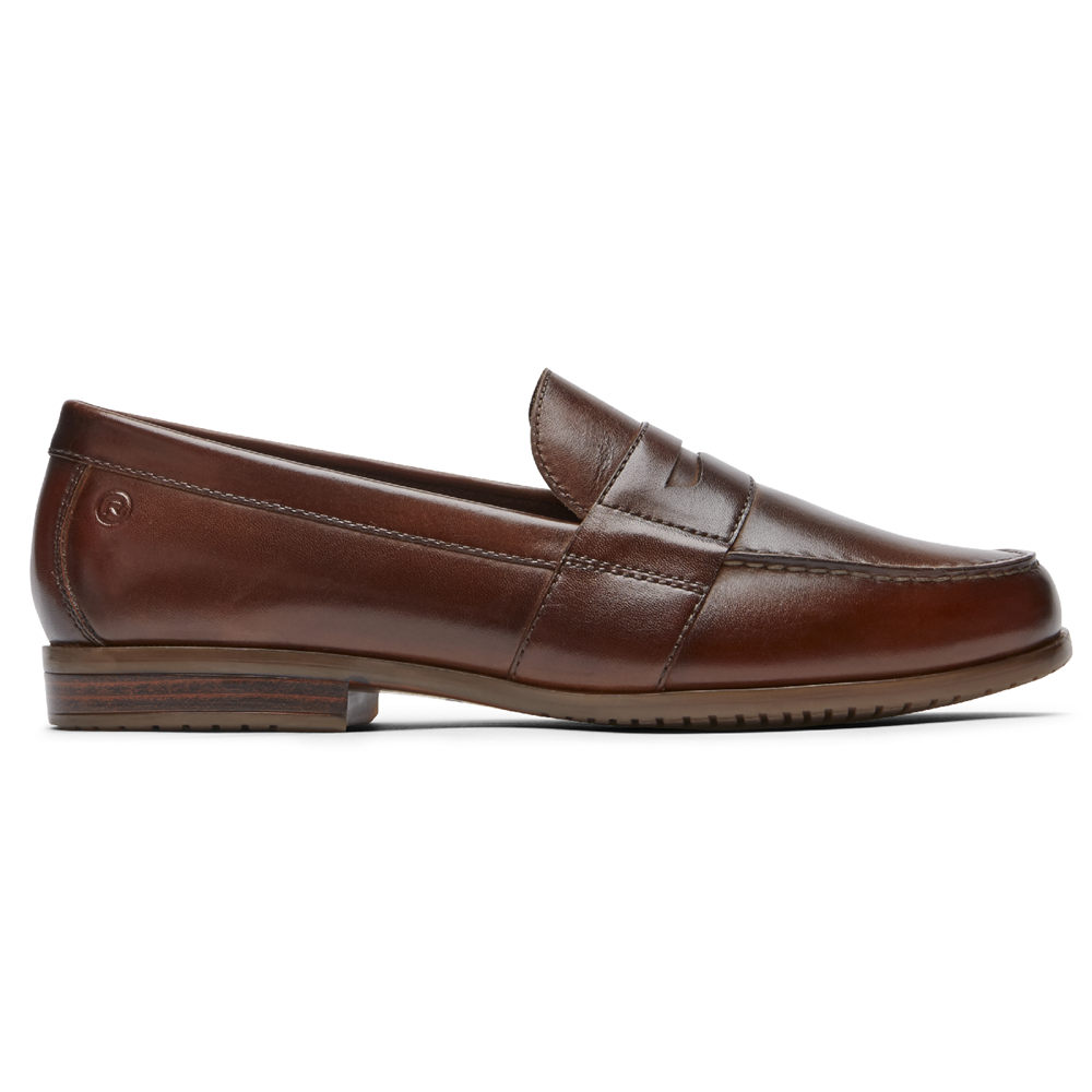 Rockport Loafers For Mens Brown - Classic Lite 2 Penny - AF7160254